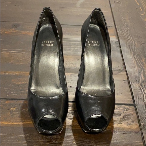 Stuart Weitzman Shoes - Stuart Weizmann size 8 black women’s heels 5 inch